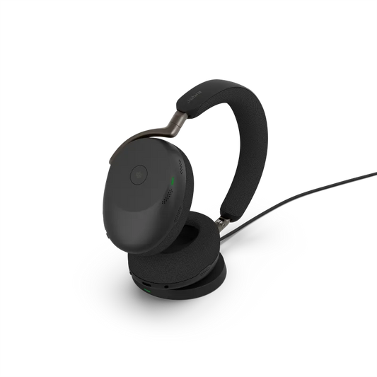 Jabra 38599-999-989 Casca EVOLVE3 75 MS fara fir, Stand incarcare Binaural, On-Ear, USB-A, 5706991034424