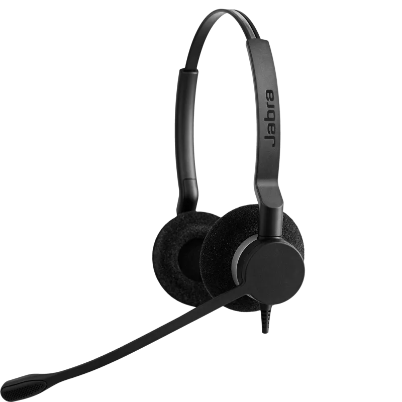 Jabra 2399-823-189 Casca BIZ 2300 USB MS Duo cu fir. Binaural, On-Ear, conectare USB-C, 5706991021592