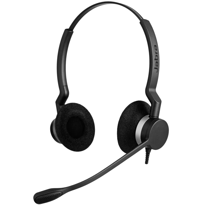 Jabra 2399-823-189 Casca BIZ 2300 USB MS Duo cu fir. Binaural, On-Ear, conectare USB-C, 5706991021592