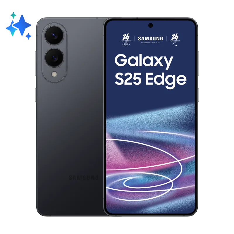 Samsung SM-S937BZKDEUE S25 EDGE 5G S937B smartphone 6.7inch 12GB 256GB DualSIM Titanium Jetblack, 8806097326007