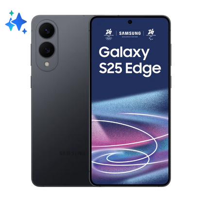 Samsung SM-S937BZKDEUE S25 EDGE 5G S937B smartphone 6.7inch 12GB 256GB DualSIM Titanium Jetblack, 8806097326007