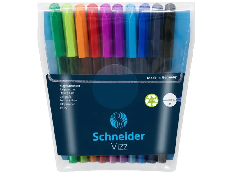Schneider PGE105 Pix cu gel set 10 culori Vizz M 0.4mm Gelco Technology, 4004675129949