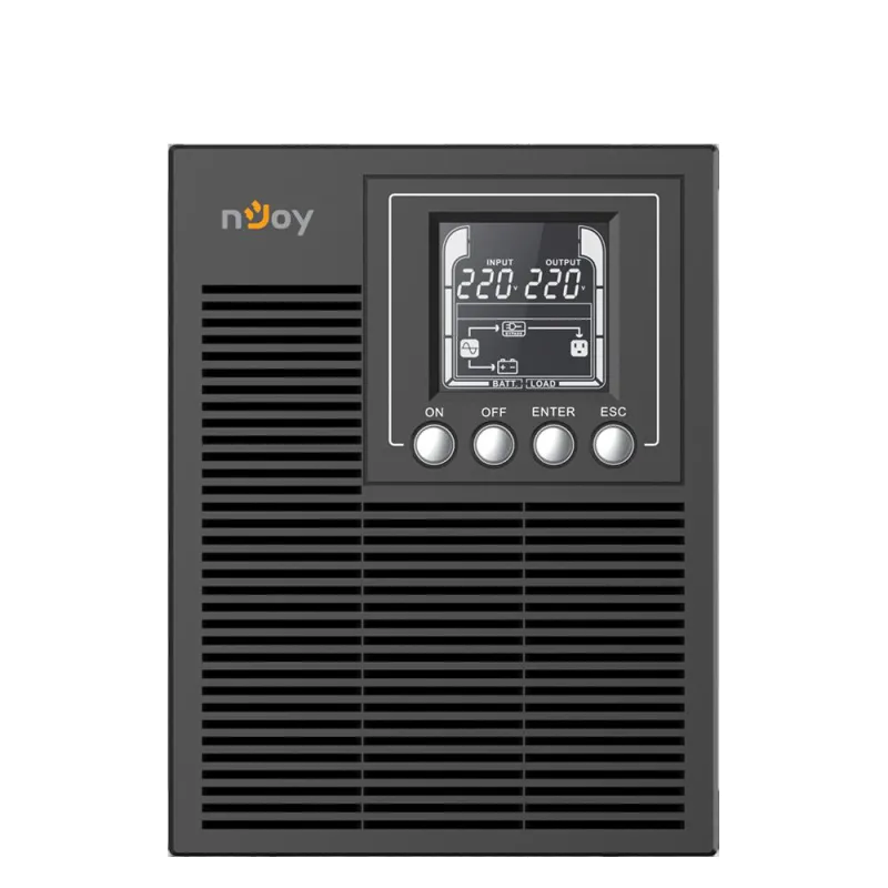 nJoy UPOL-OL100EP-CG01B Echo Pro 1000, UPS 1000VA/800W, On-line, Afisaj LCD, 3 prize Schuko, 6422956009465