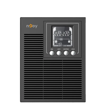 nJoy UPOL-OL100EP-CG01B Echo Pro 1000, UPS 1000VA/800W, On-line, Afisaj LCD, 3 prize Schuko, 6422956009465