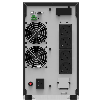 nJoy UPOL-OL300EP-CG01B Echo Pro 3000, UPS 3000VA/2400W, On-line, Afisaj LCD, 4 prize Schuko, 6422956009489