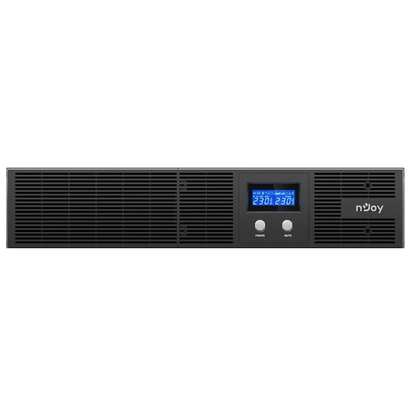 nJoy PWUP-LI300AG-CG01B Argus 3000,UPS Rackmount 2U, 3000VA/1800W, Line-Interactive, LCD, 8 IEC C13, 6422956007799