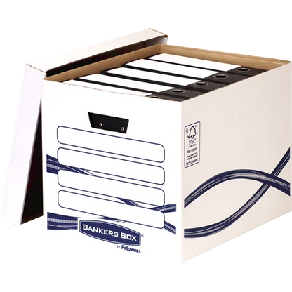 Fellowes 4461001 Cutie arhivare Basic Tall Storage Box cu capac 33.3x32x41cm