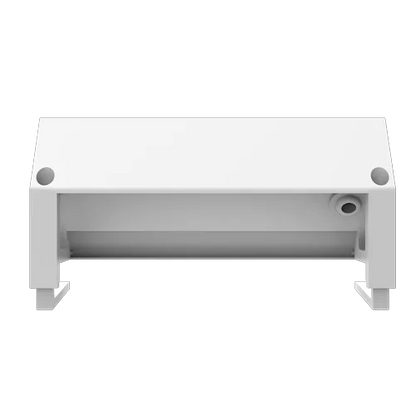 Fellowes 100137183 Prelungitor cu prindere pe birou Power Desk 2 alb 2x Schucko USB-A si USB-C 2m