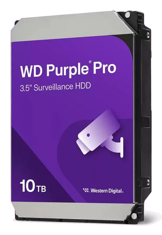 Western Digital Western Digital HDD Video Surveillance WD Purple Pro 10TB CMR 3.5inch 512MB 7200RPM SATA 718037901275
