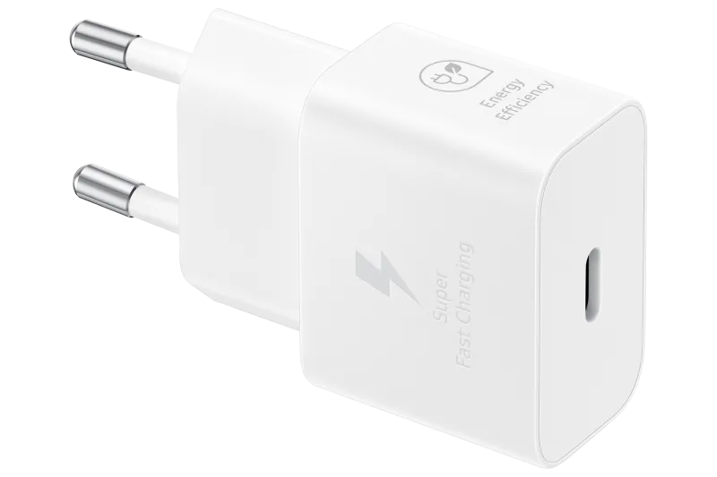 Samsung EP-T2510NWEGEU Samsung Incarcator retea Super Fast Charger 25W, port USB Type-C, fara cablu, Alb