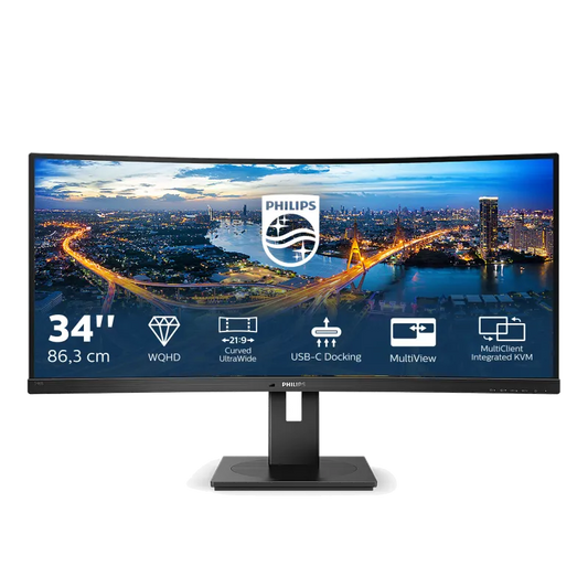 Philips 346B1C/00 Philips Monitor 34inch curbat 1500R Philips 346B1C/00 VA 3440x1440px 8712581760816