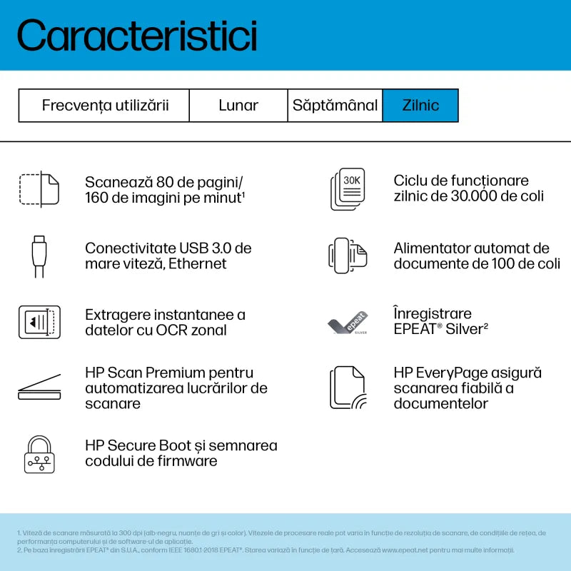 HP 8Q4W1A HP Scaner de debit A3 ScanJet Enterprise N9000sn1 (8Q4W1A) 0198701400875