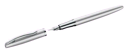Pelikan 821735 Pelikan Stiloul din metal Jazz Noble Elegance Silver penita M din otel inoxidabil