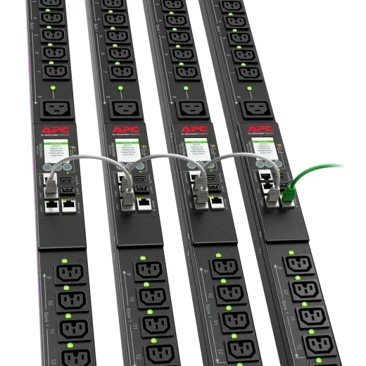 APC APDU9941 APC NetShelter 9000 PDU 0U 24 iesiri AC monofazic vertical negru 0731304356264