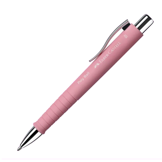 Faber-Castell FC241127 Faber-Castell Poly Ball pix cu mecanism si grip rose