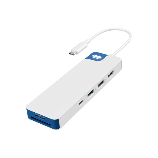 Targus HD4102BUGL Targus Hub USB-C HyperDrive Flex 8 porturi, albastru 1220000630734