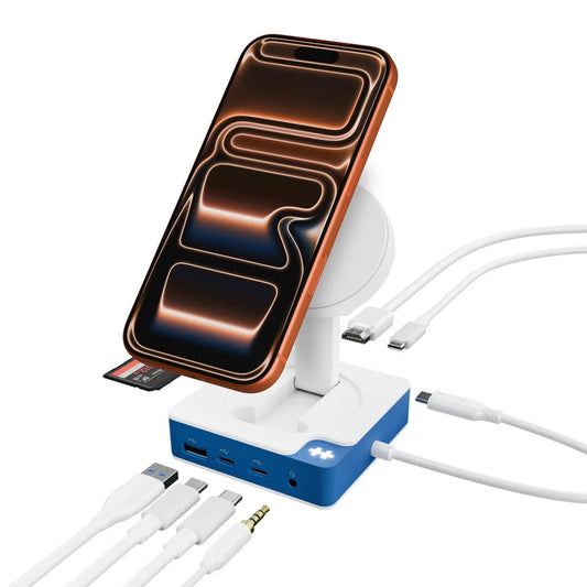 Targus HD8100BUGL Targus Hub USB-C HyperDrive 10 porturi, HDMI 4K, PD 100W, albastru 1220000630710