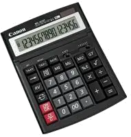 Canon 0696B001 WS-1610T Calculator de birou, 16 digiti, ecran rabatabil, 4960999291277