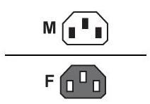 OEM PC-189-VDE Cablu alimentare 1.8m monitor prin unitatea centrala, 8716309011310 8716309023757