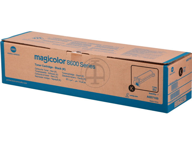 Konica-Minolta A0D7153 Cartus toner negru, original pt MINOLTA MAGICOLOR 8650DN, 03928104804 039281048043