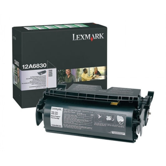 Lexmark 12A6830 0012A6830 Cartus toner negru, ORIGINAL, Return Program, Standard Capacity, 7.5k, 734646244732