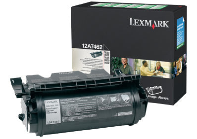 Lexmark 12A7462 Cartus toner negru, ORIGINAL, Return Program, High Capacity, 21.000 pag, 734646118132