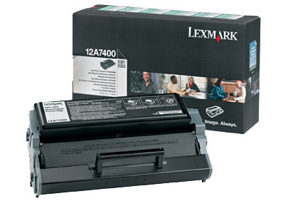 Lexmark 12A7400 Cartus toner negru, ORIGINAL, Return Program, Standard Capacity, 3K, 734646118897