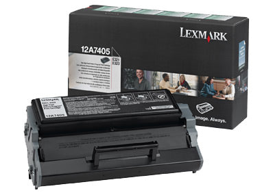 Lexmark 12A7405 Cartus toner negru, ORIGINAL, Return Program, High Capacity, 6k, 734646118903