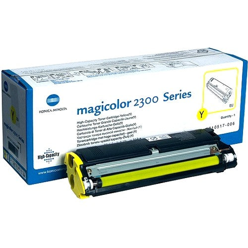 Konica-Minolta 4576315 Toner Cartridge, Yellow pt. Minolta 2300, 03928103057