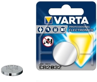 Varta CR2032 Baterie litiu CR-2032 3V, diametru 20mm, h=3.2mm, 4008496276882 4008496775262