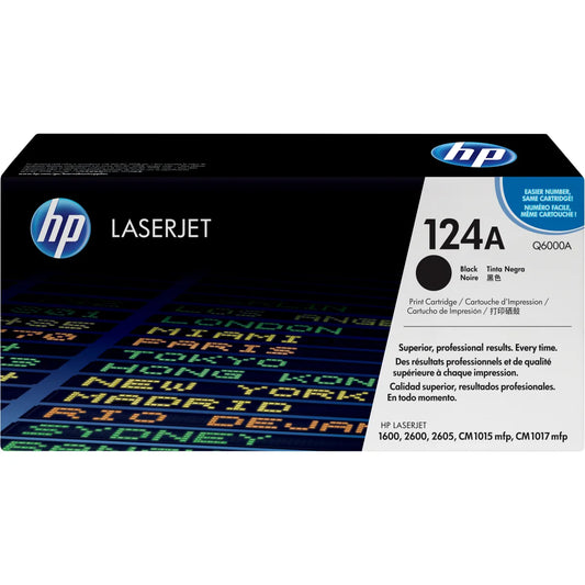 HP Q6000A HP Q6000A Cartus toner No.124A negru, 2.5k 829160412412