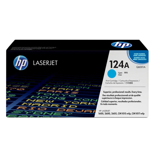 HP Q6001A HP Q6001A Cartus toner No.124A cyan, 2k 829160412429
