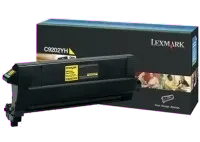 Lexmark C9202YH Cartus toner Yellow, ORIGINAL, Regular, Standard Capacity, 14000 pag., 734646034234