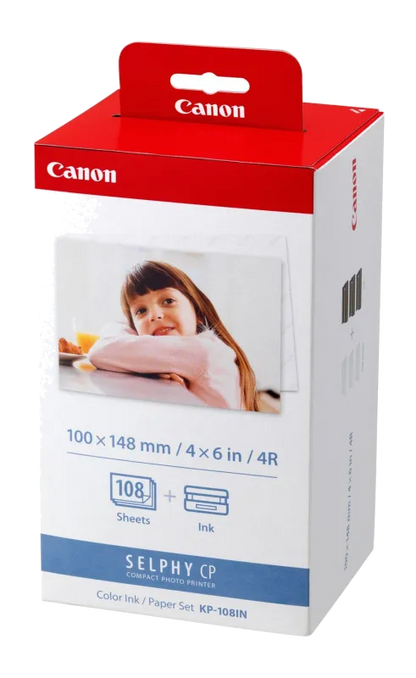 Canon 3115B001 KP-108IN, Color Ink Paper set pentru Selphy CP ribon si hartie 108 poze, 4960999616889