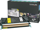 Lexmark C5220YS Cartus toner Yellow, ORIGINAL, Return Program, Standard Capacity, 3k, 734646396684