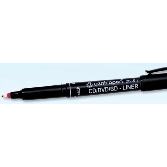 Centropen 4616 - R Centropen Marker permanent CD/DVD rosu 0.6mm 4616 8595013631591