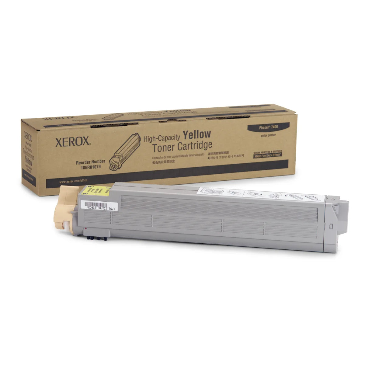 Xerox 106R01079 Xerox 106R01079 Cartus toner ORIGINAL High Capacity Yellow, 18000 pag la 5% acoperire