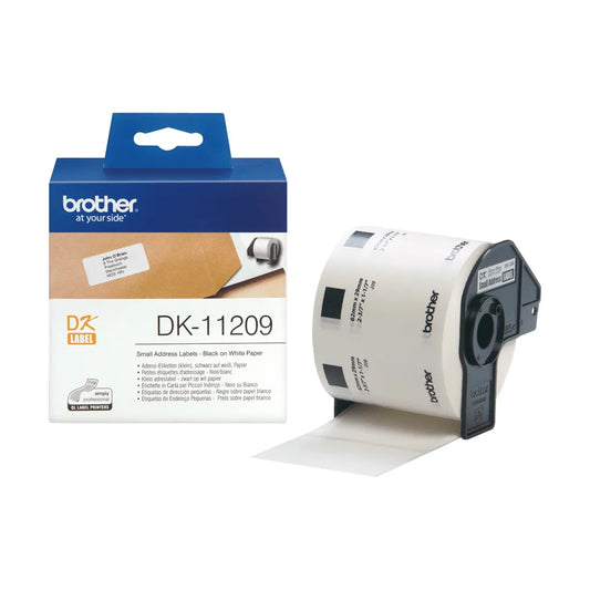 Brother DK11209 Brother Etichete adrese 62x29mm 800/rola 4977766628136