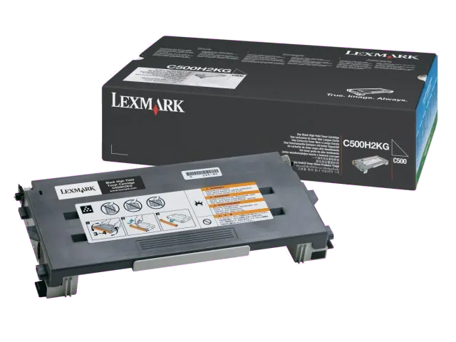 Lexmark C500H2KG Cartus toner negru, ORIGINAL, High Capacity, 5000 pag., 734646012072