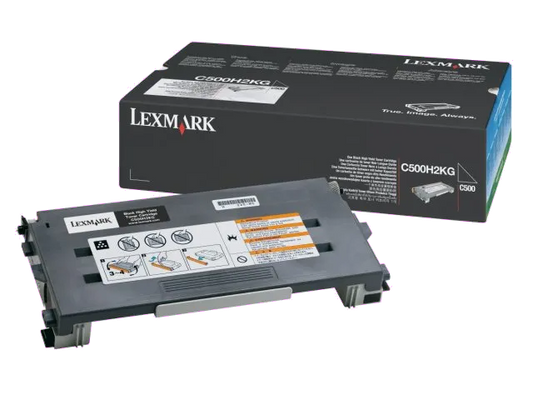 Lexmark C500H2KG Cartus toner negru, ORIGINAL, High Capacity, 5000 pag., 734646012072