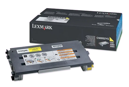 Lexmark C500S2YG Cartus toner Yelow, ORIGINAL, Standard Capacity, 1500 pag, 734646012133