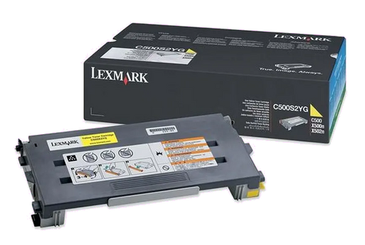 Lexmark C500S2YG Cartus toner Yelow, ORIGINAL, Standard Capacity, 1500 pag, 734646012133