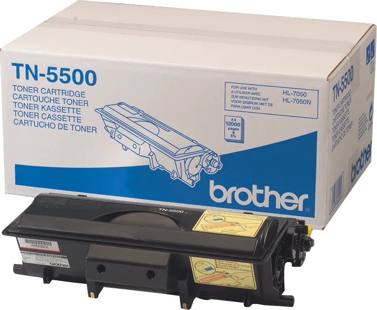 Brother TN5500 TN-5500 Toner original negru pt. Brother HL-7050N, 12000 pag, 4977766605595