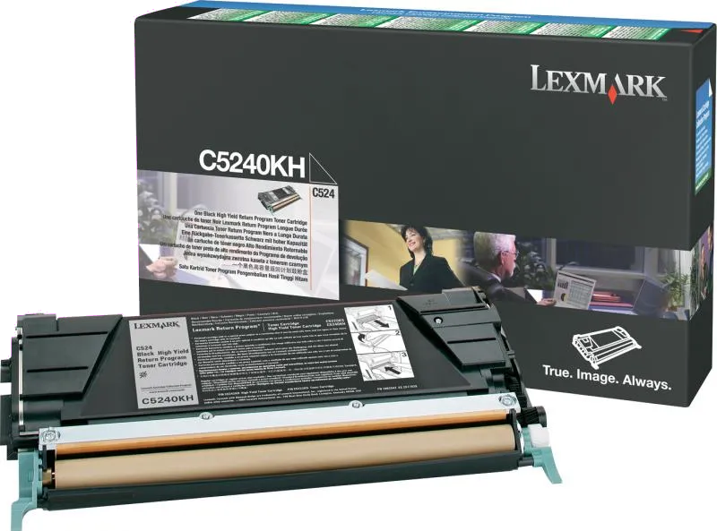 Lexmark C5240KH Cartus toner negru, ORIGINAL, Return Program, High Capacity, 8k, 734646039567 734646396745