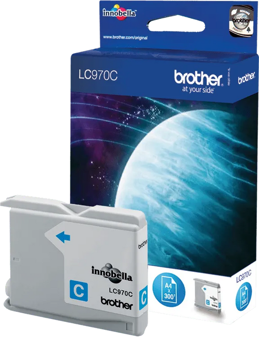 Brother LC970C LC-970C Cartus original cyan pt. multifunctionale Brother, 4977766648509