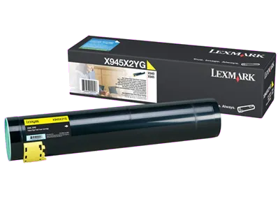 Lexmark X945X2YG Cartus toner Yellow, ORIGINAL, High Capacity, 22K, 734646299817