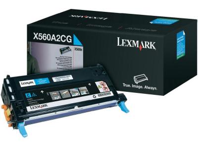 Lexmark X560A2CG Cartus toner Cyan, ORIGINAL, Standard Capacity, 4K, 734646057097