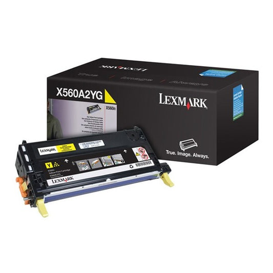 Lexmark X560A2YG Cartus toner Yellow, ORIGINAL, Standard Capacity, 4K, 734646057127