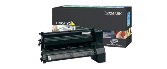 Lexmark C780A1YG Cartus toner Yellow, ORIGINAL, Return Program, Standard Capacity, 6K, 734646018265