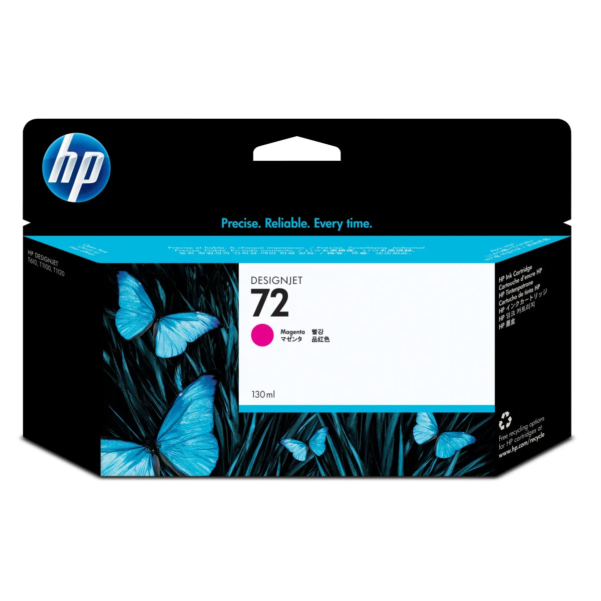 HP C9372A HP C9372A No. 72 Cartus inkjet magenta ORIGINAL, 130ml 808736779807